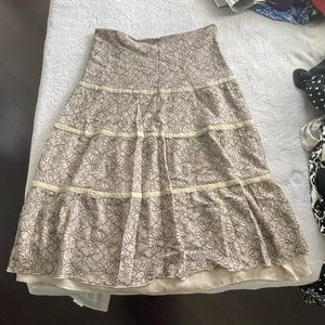 Nine & Company Lined Lace Skirt. Sz. 12